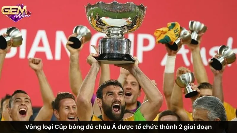 Vòng loại Cúp bóng đá châu Á được tổ chức thành 2 giai đoạn