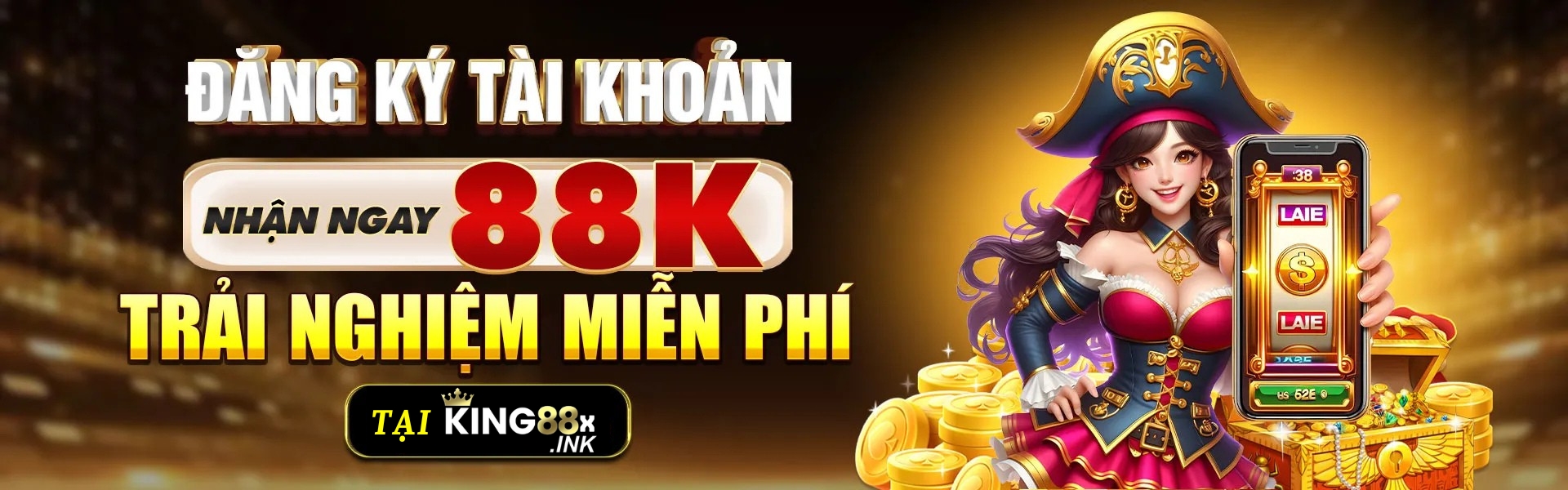 Đăng ký King88 tặng 88K